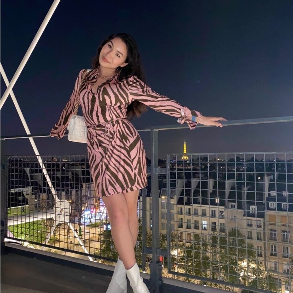 Andamane Jane Mini Wrap Dress size US 8